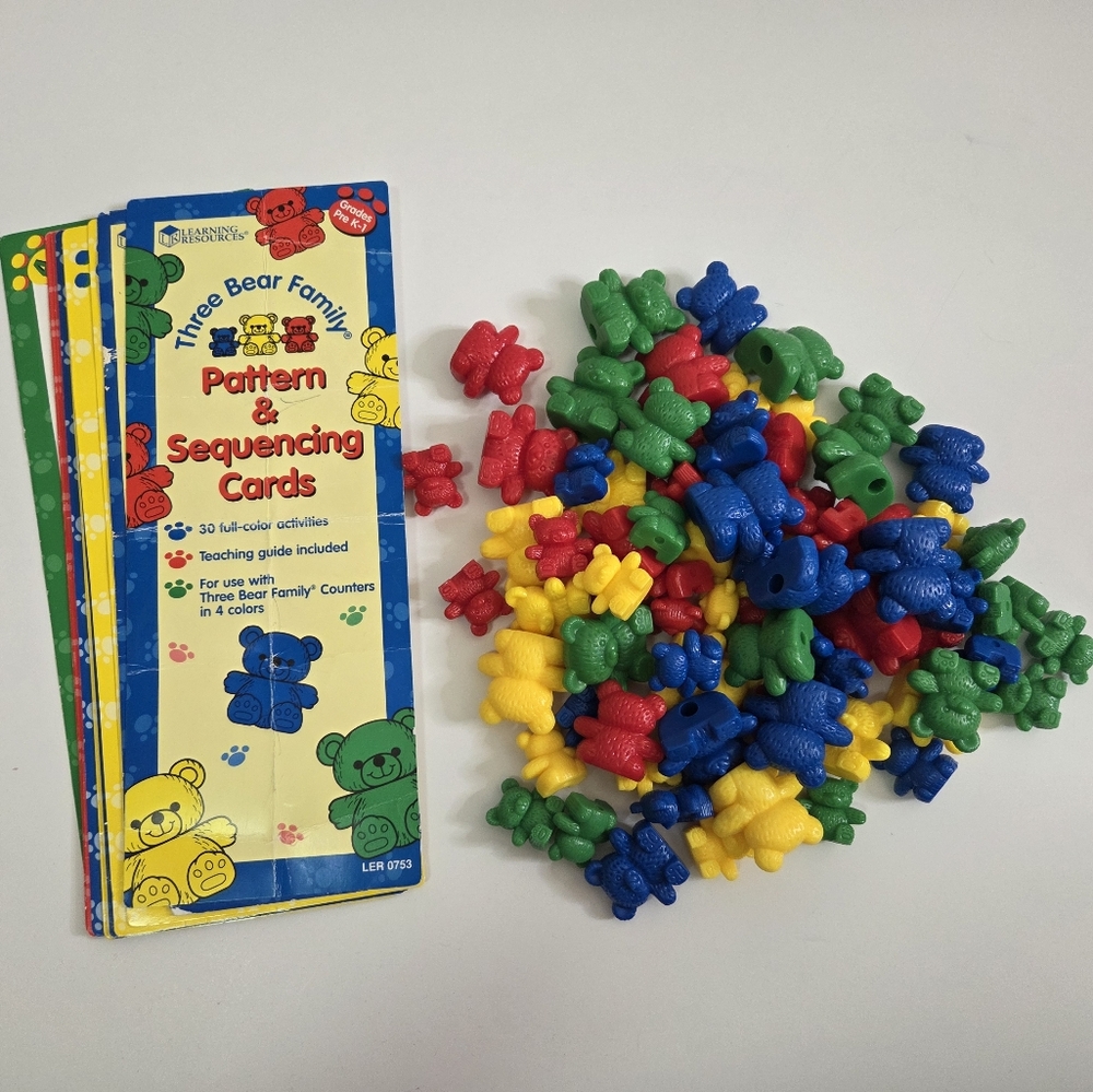Learning Resources Three Bear Family Guide Activities Counters